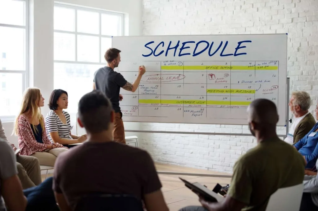 training-schedule-template