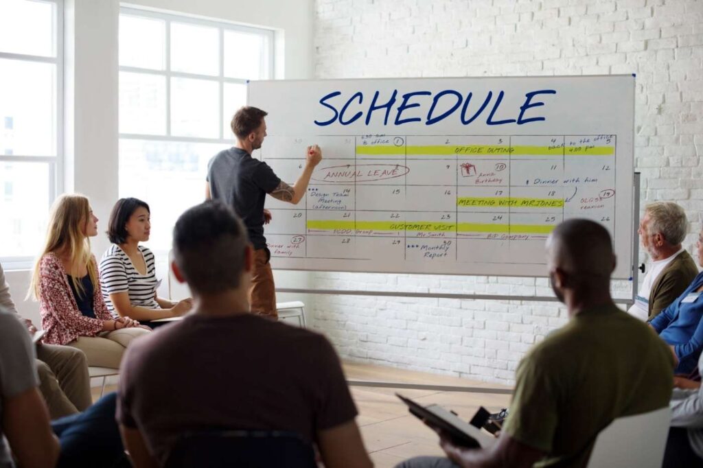 training-schedule-template