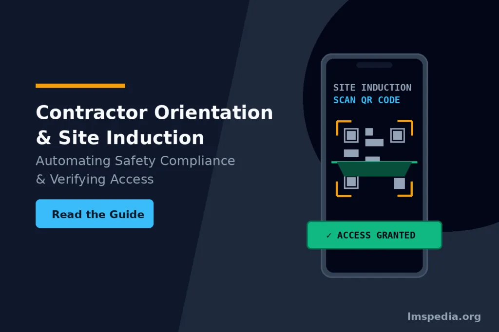 Contractor Orientation and Site Induction Software