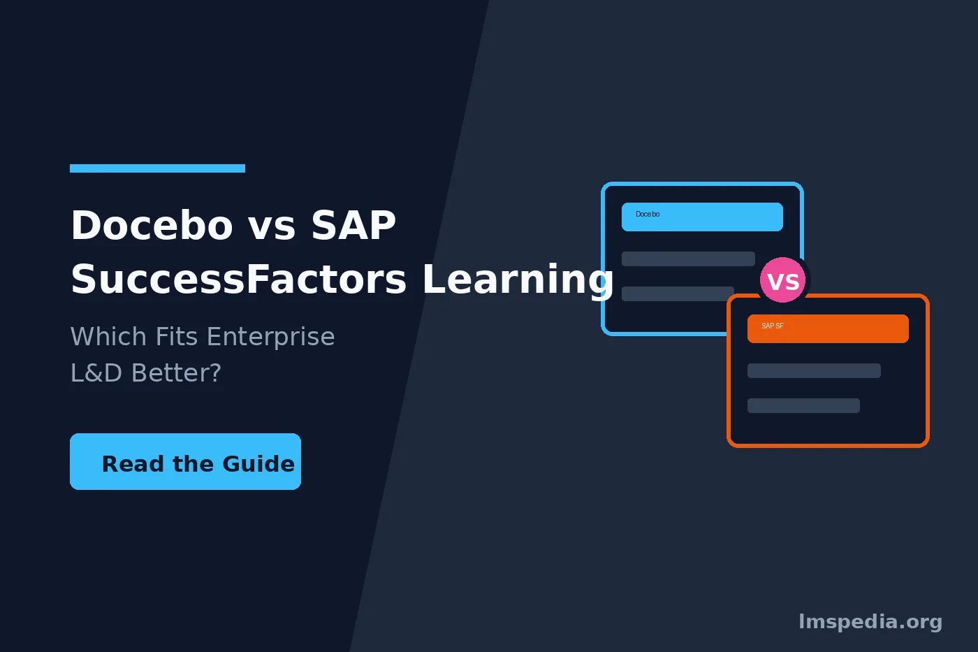 Docebo vs SAP SuccessFactors Learning Which Fits Enterprise L&D Better