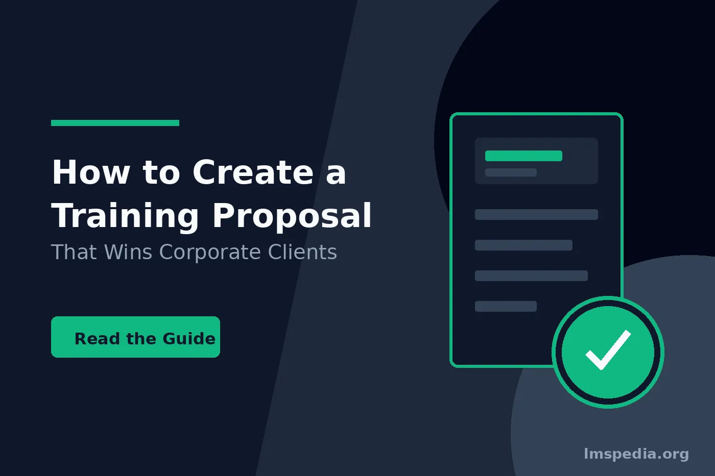 How to Create a Training Proposal That Wins Corporate Clients