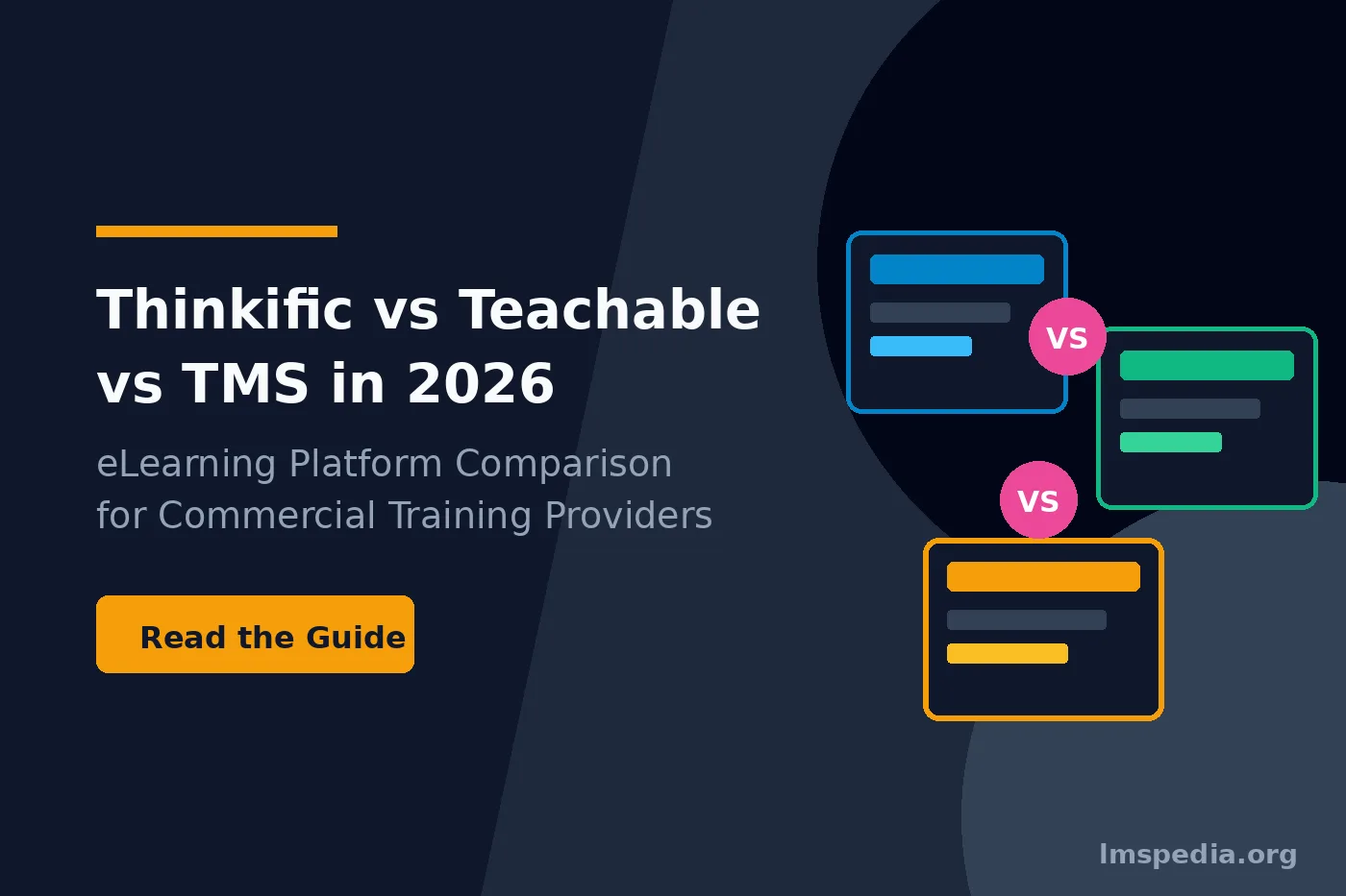 eLearning Platform Comparison for Training Providers Thinkific vs Teachable vs TMS in 2026