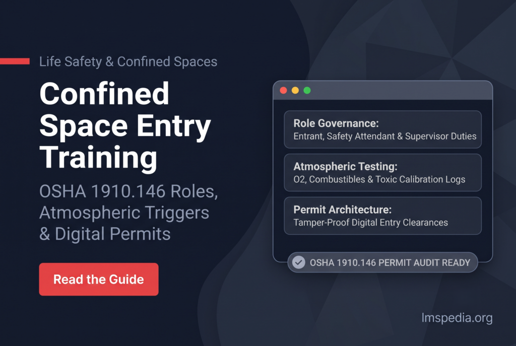 Confined Space Entry Training: Roles, Refreshers and Record Evidence