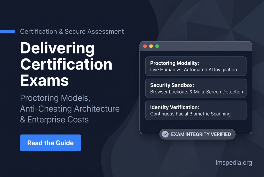 Delivering Certification Exams: Proctoring Models, Security and Cost