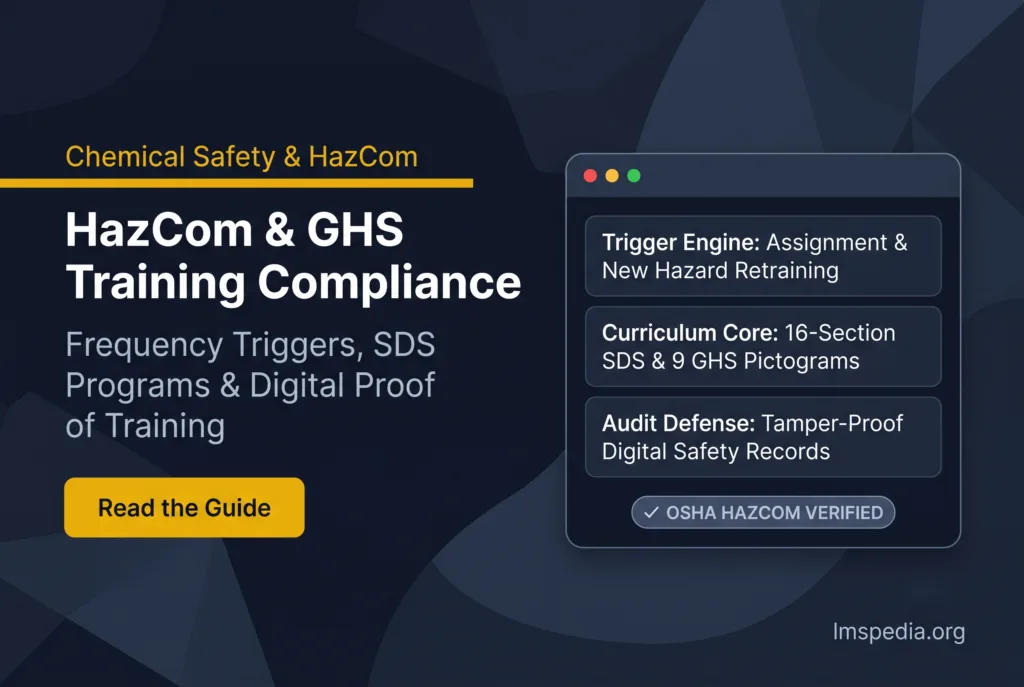 HazCom and GHS Training Compliance Frequency, Content and Proof