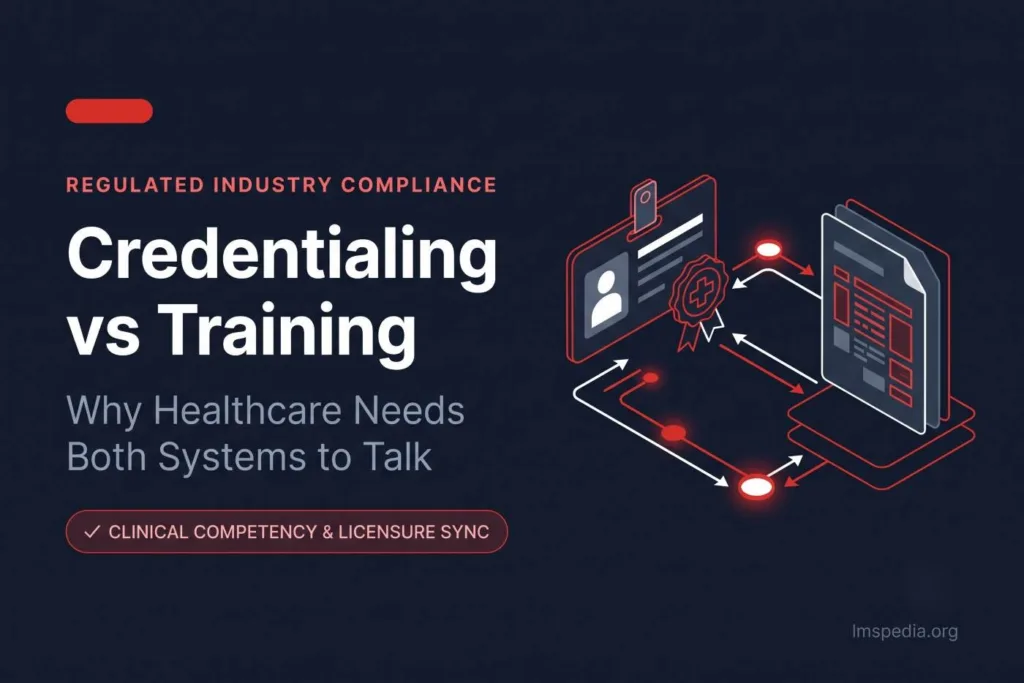 Healthcare Credentialing vs Training System Integration Guide