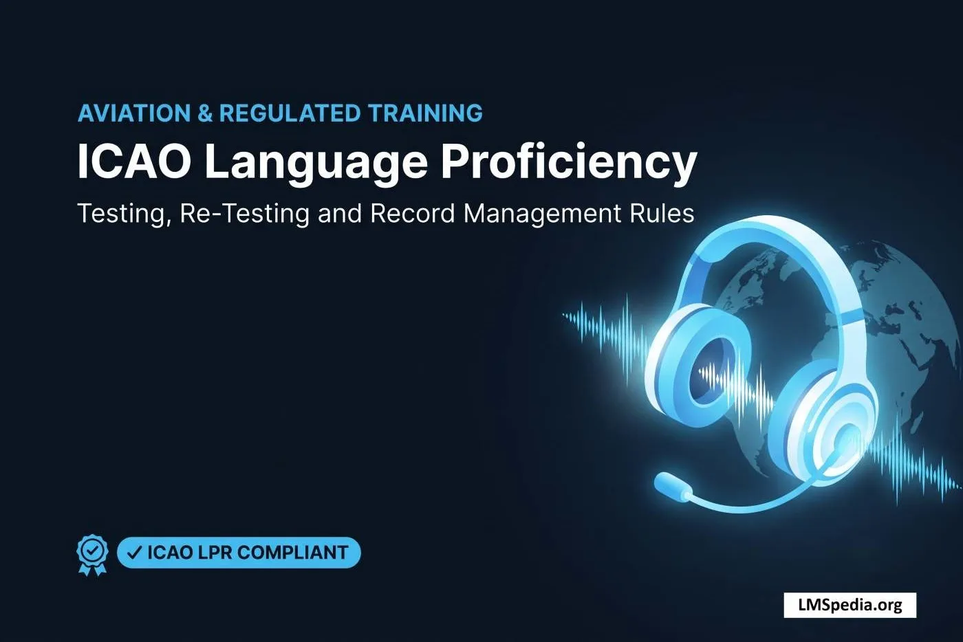 ICAO Language Proficiency Requirements Testing, Re-Testing and Record Management