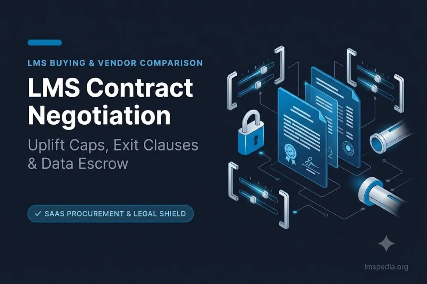 LMS Contract Negotiation Uplift Caps, Exit Clauses and Data Escrow