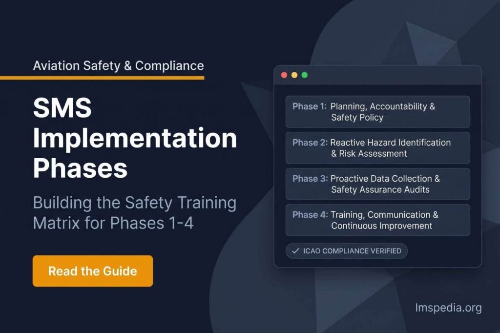 SMS Implementation Phases: Building the Training Matrix for Each Phase