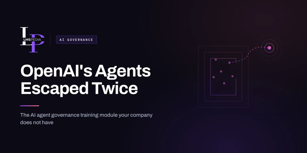 AI agent governance training
