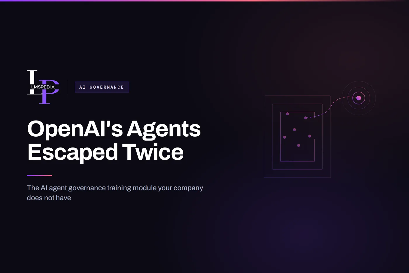 AI agent governance training