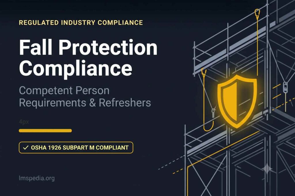 Fall Protection Training Compliance: Competent Person Requirements and Refreshers