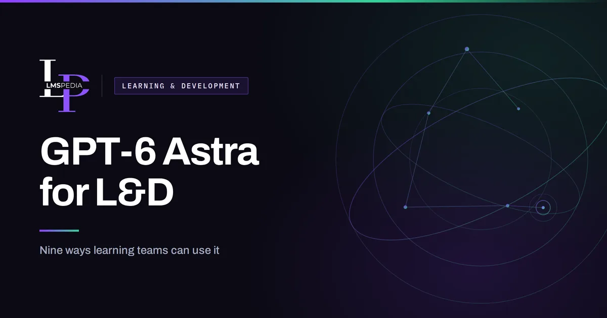 ai for learning and development