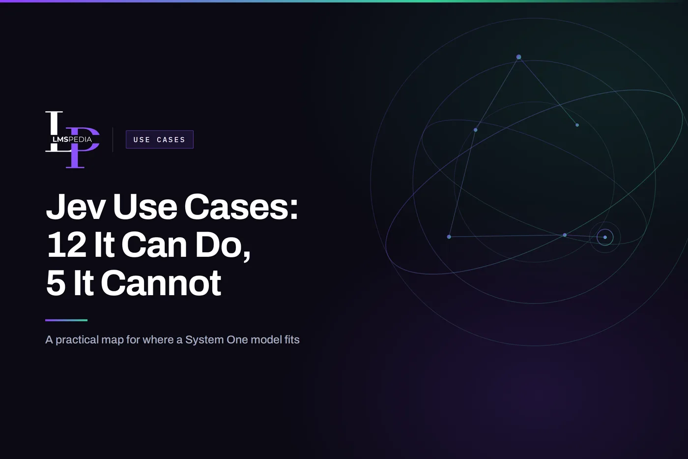 Diagram of 12 Jev use cases mapped to Choice, Score, and Noul primitives, from ticket routing to real-time UI decisions
