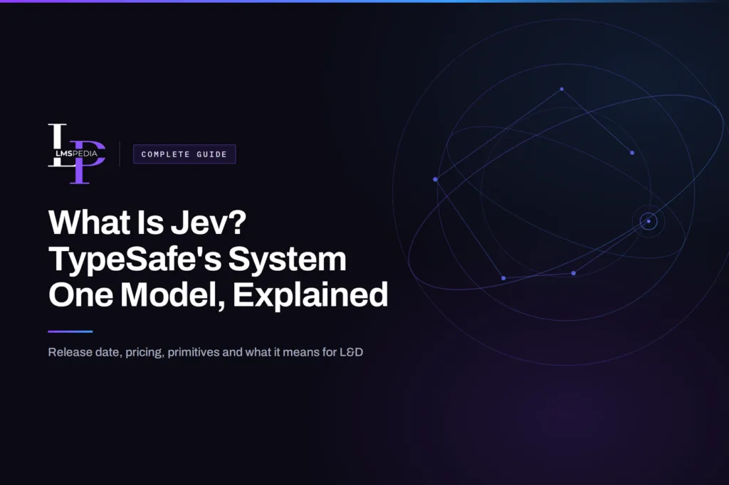 Diagram-style featured image illustrating TypeSafe's Jev AI model as a "System One" decision engine, contrasted with conversational LLMs like ChatGPT, Claude, and Gemini.
