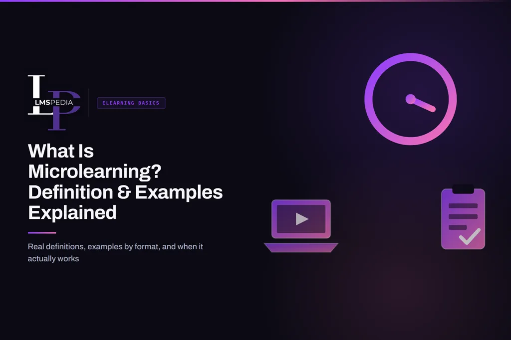 What is microlearning - definition, examples by format, and when it works explained