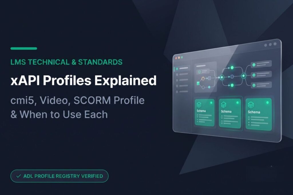 xAPI Profiles Explained: cmi5, Video, SCORM Profile and When to Use Each